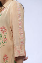 Load image into Gallery viewer, Beige Bloom Shirt Co-ord
